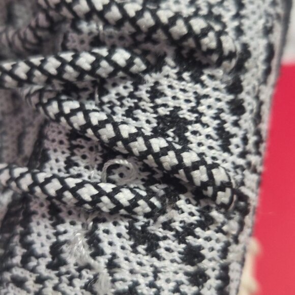 Adidas Yeezy Black and White Knit Sneakers - Picture 14 of 14